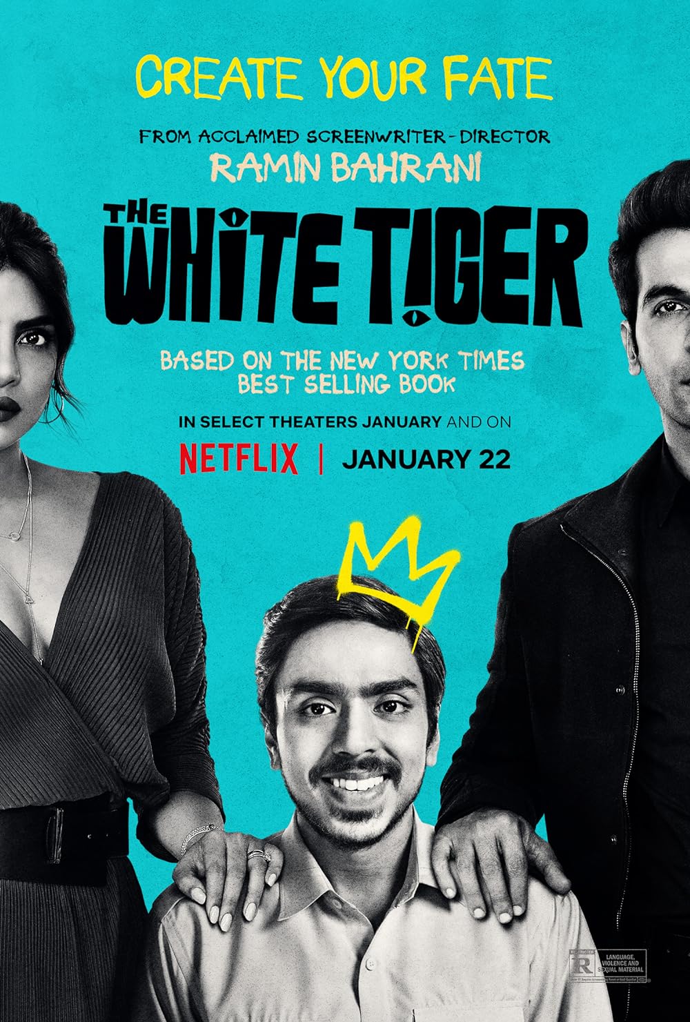 Download The White Tiger (2021) Hindi Movie WEB – DL || 480p [380MB] || 720p [1GB] || 1080p [2.1GB]