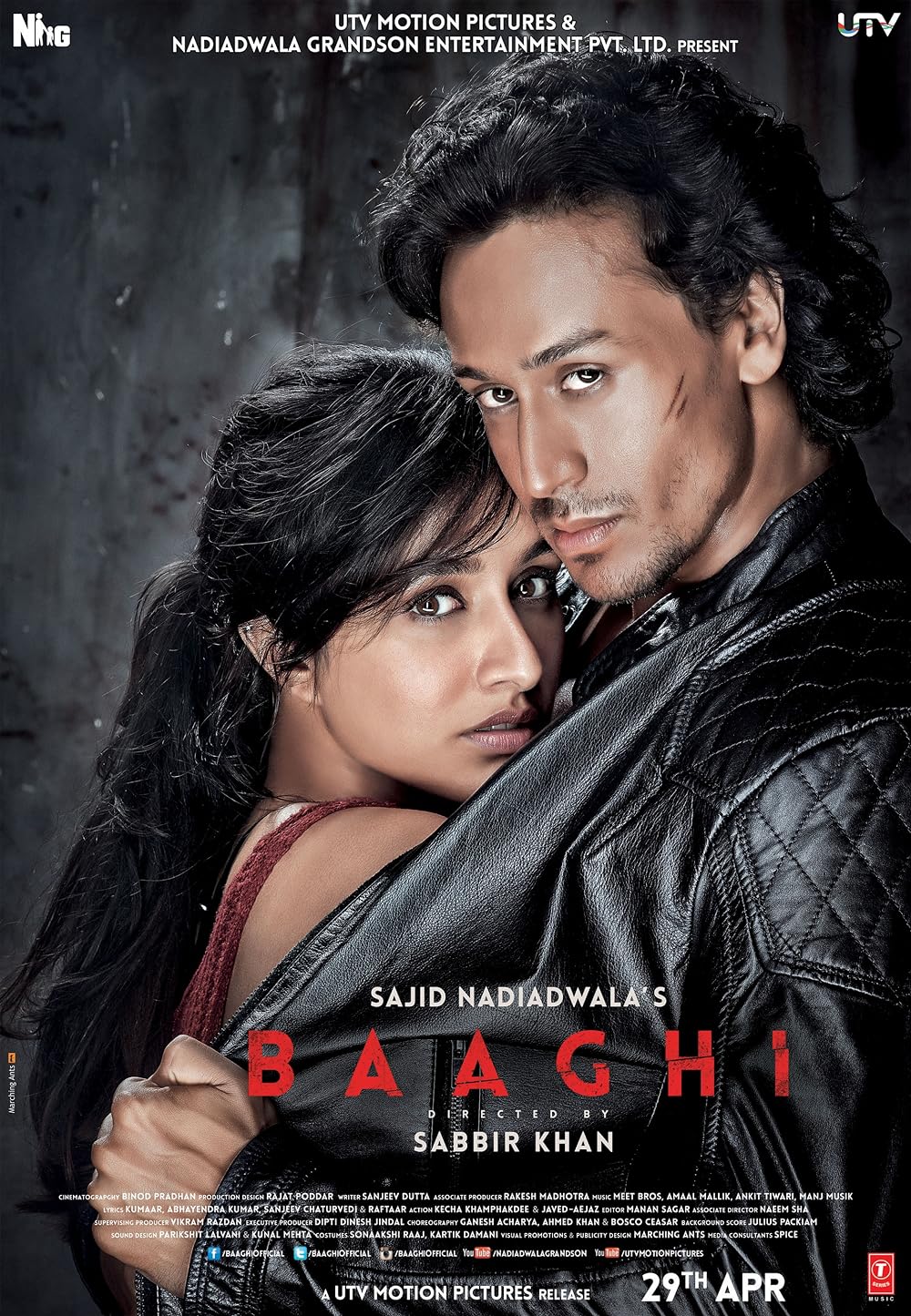 Download Baaghi (2016) Hindi Movie Bluray || 720p [1.9GB] || 1080p [2.2GB]