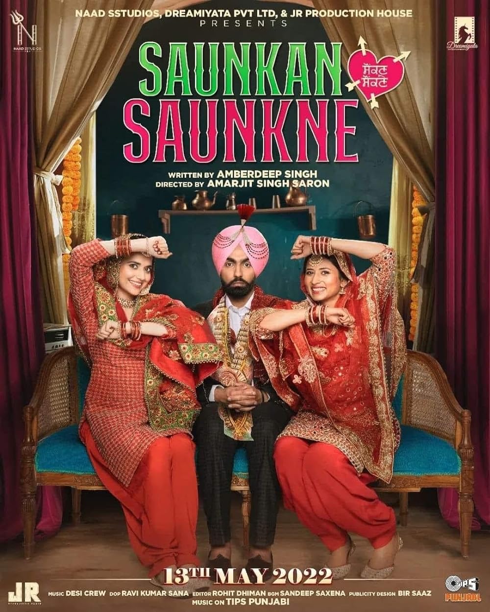 Download Saunkan Saunkne (2022) Hindi Punjabi Web – DL || 480p [450MB] || 720p [850MB] || 1080p [2.9GB]