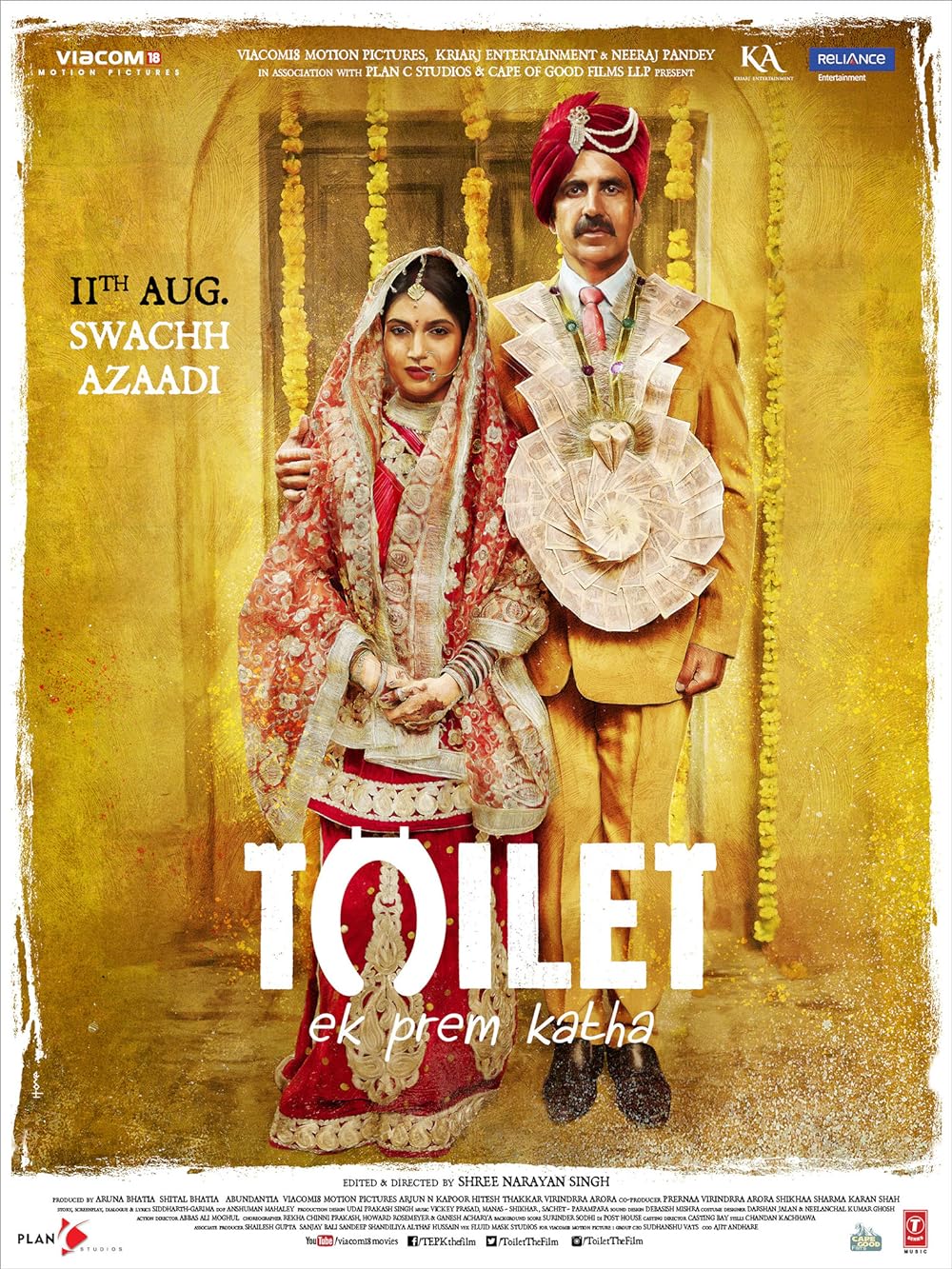 Download Toilet: A Love Story (2017) Hindi Movie Bluray || 720p [1.4GB] || 1080p 3GB]