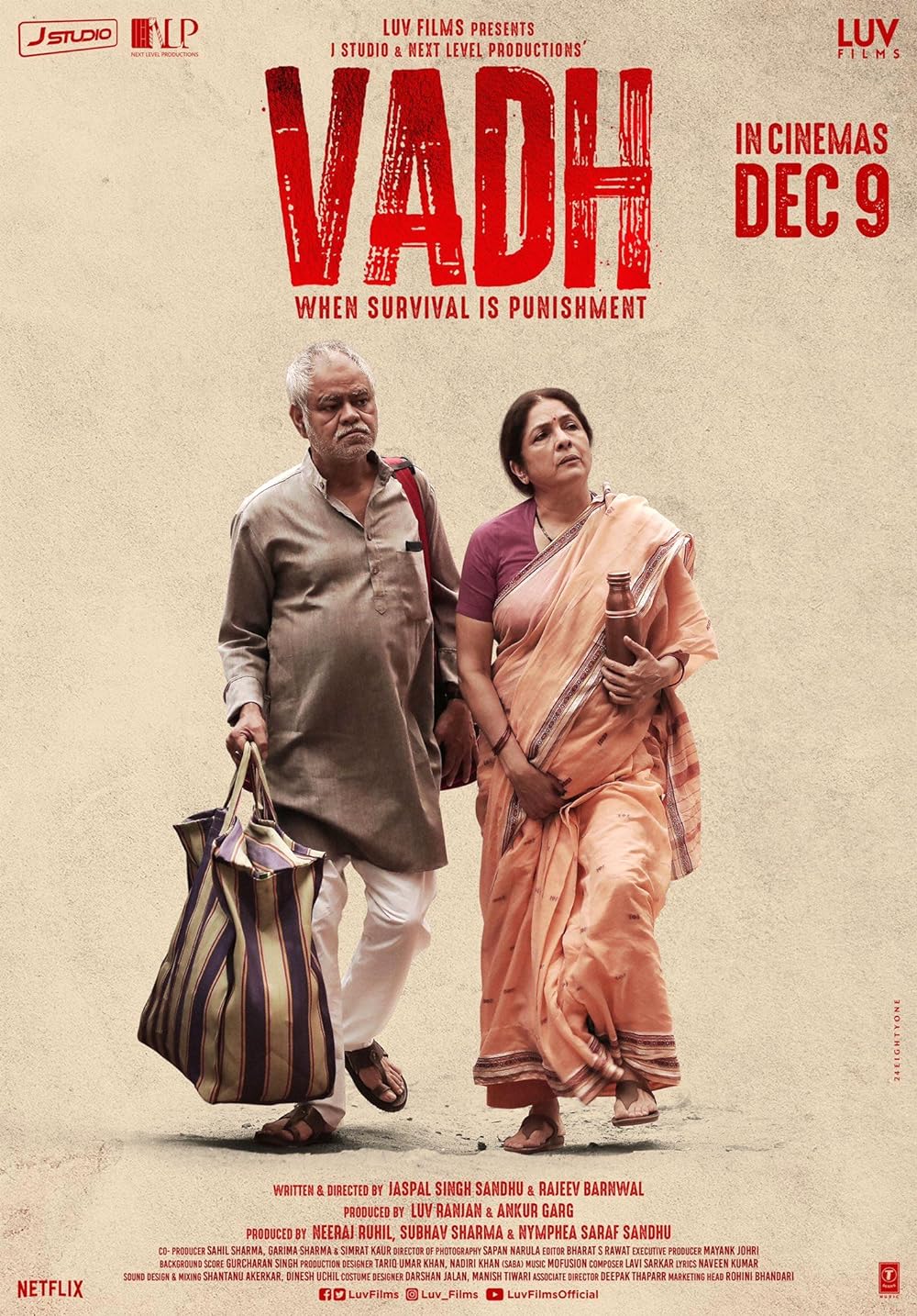 Download Vadh (2022) Hindi Movie WEB-DL || 480p [300MB] || 720p [1GB] || 1080p [2GB]