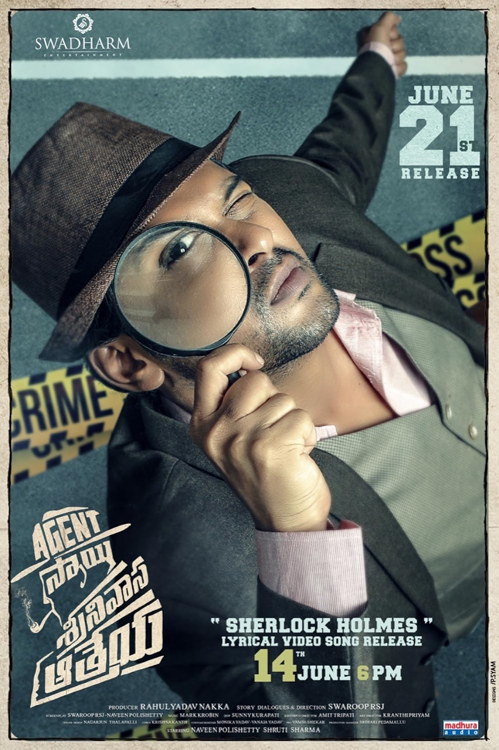 Download Agent Sai Srinivasa Athreya (2019) Hindi Movie WEB – DL || 480p [450MB] || 720p [750MB] || 1080p [2.6GB]