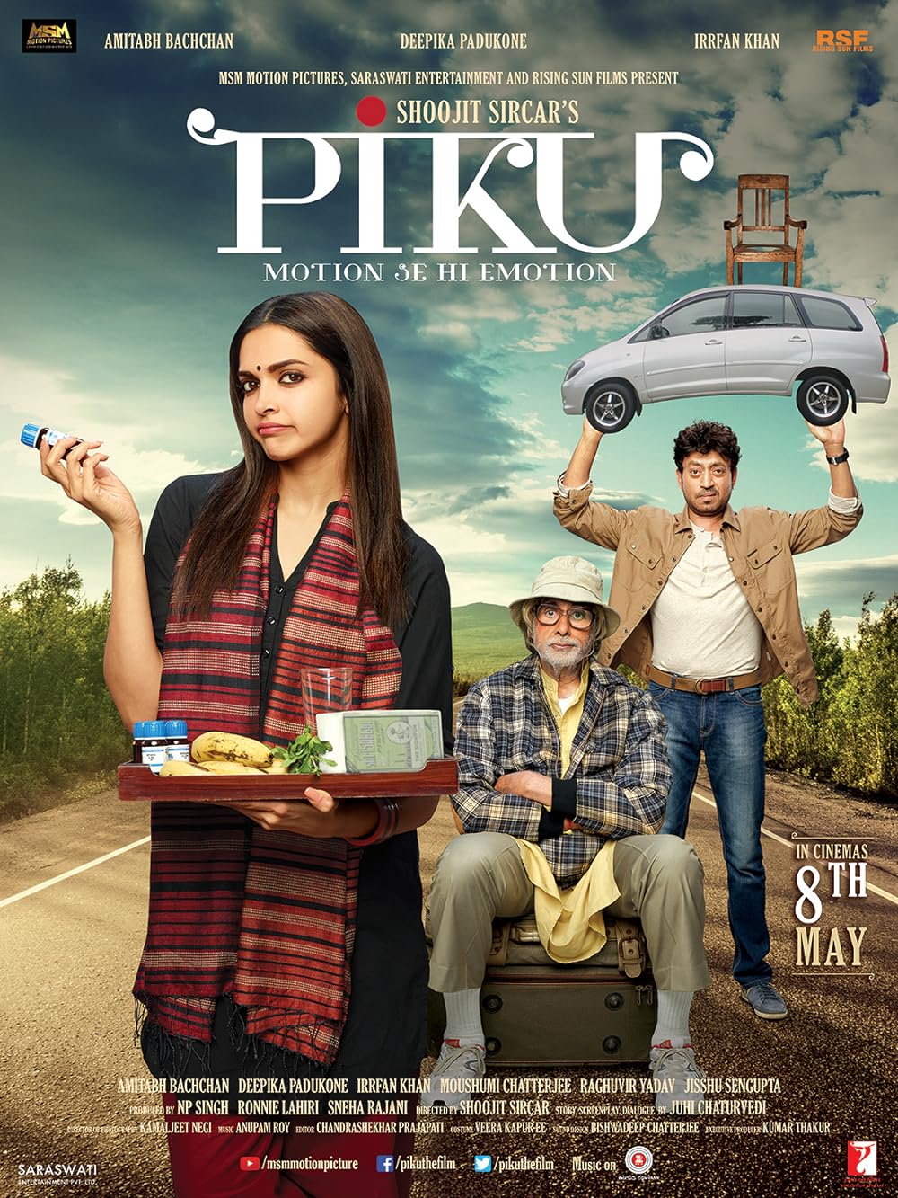 Download Piku (2015) Hindi Movie Bluray || 720p [900MB] || 1080p [1.9GB] ||