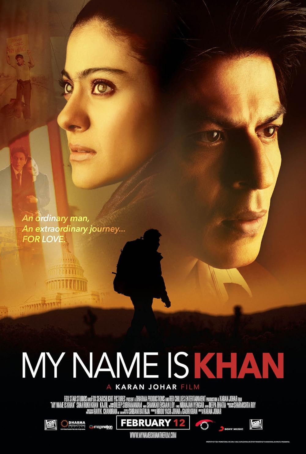 Download My Name Is Khan (2010) Hindi Movie Bluray || 720p [250MB] || 1080p [525MB]