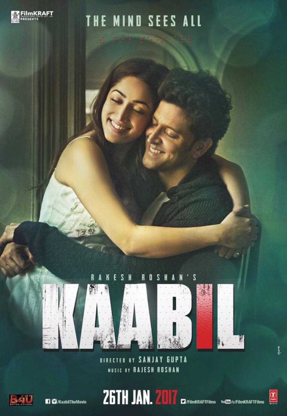 Download Kaabil (2017) Hindi Movie Bluray || 720p [1.1GB] || 1080p [1.8GB]