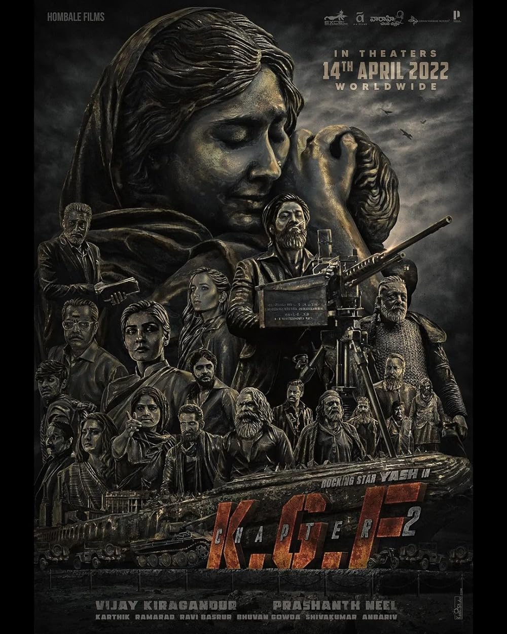 Download K.G.F: Chapter 2 (2022) Hindi Movie Web – DL || 480p [500MB] || 720p [1.3GB] || 1080p [3.3GB]