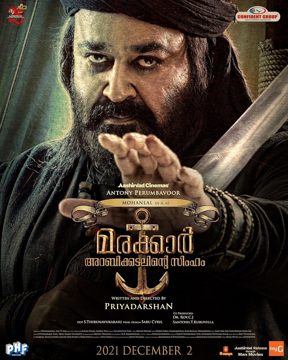Download Marakkar: Lion Of The Arabian Sea (2021) Hindi Movie Web – DL || 480p [550MB] || 720p [1GB] || 1080p [3.3GB]
