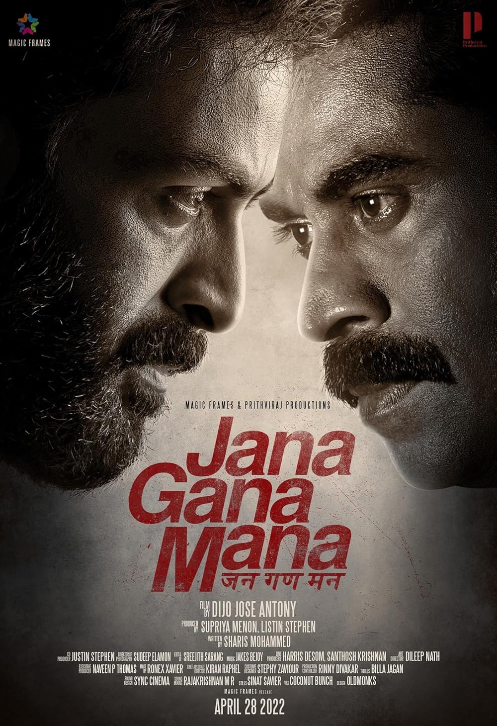 Download Jana Gana Mana (2022) Hindi Dubbed Movie WEB – DL || 480p [500MB] || 720p [1.3GB] || 1080p [3GB]