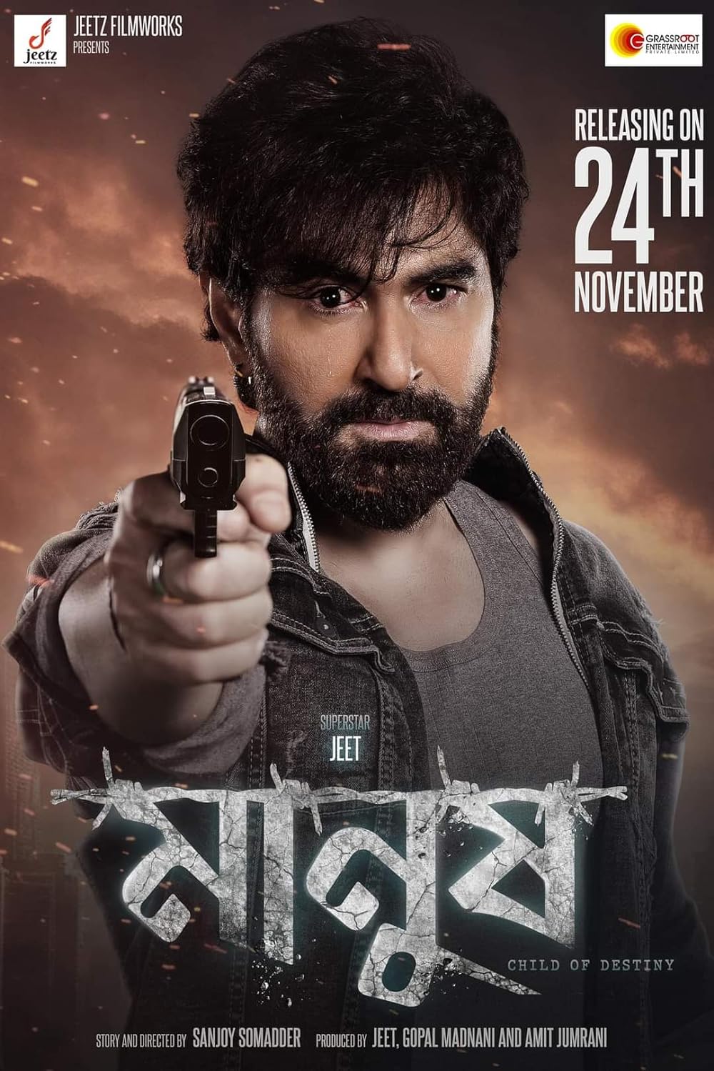 Download Manush – Child Of Destiny (2023) Hindi Movie HQ S-Print || 480p [400MB] || 720p [1GB] || 1080p [2.7GB]