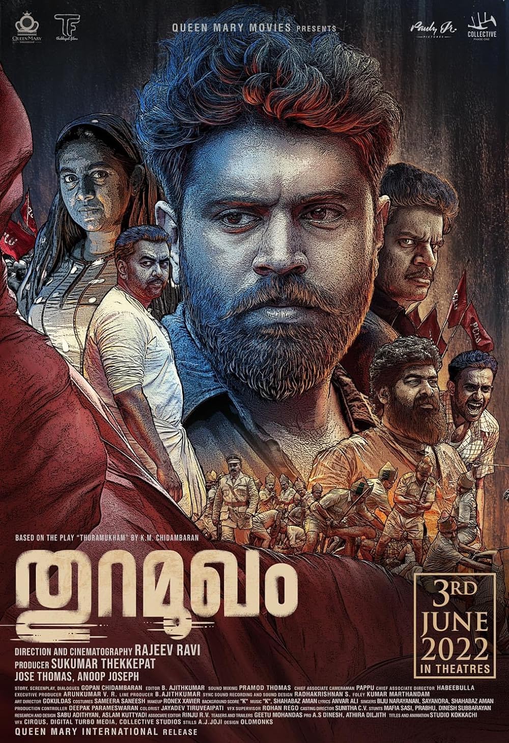 Download Thuramukham (2023) Dual Audio {Hindi-Malayalam} Movie WEB-DL || 720p [1GB] || 1080p [3.5GB]