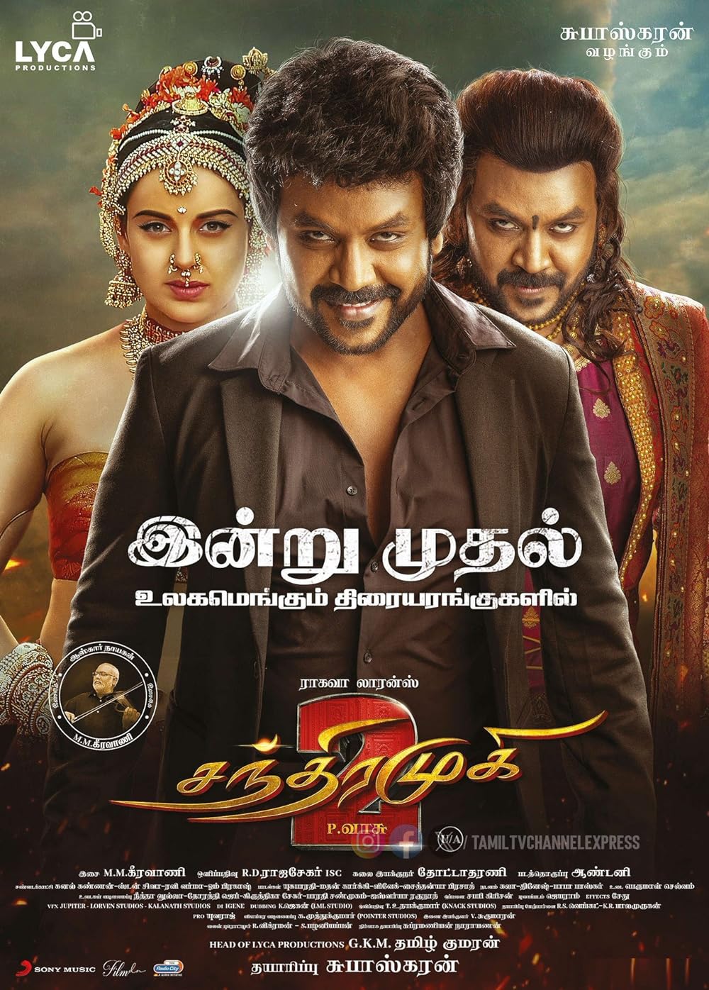 Download Chandramukhi 2 (2023) Dual Audio (Hindi-Tamil) Movie WEB-DL || 480p [600MB] || 720p [1.3GB] || 1080p [2.8GB]