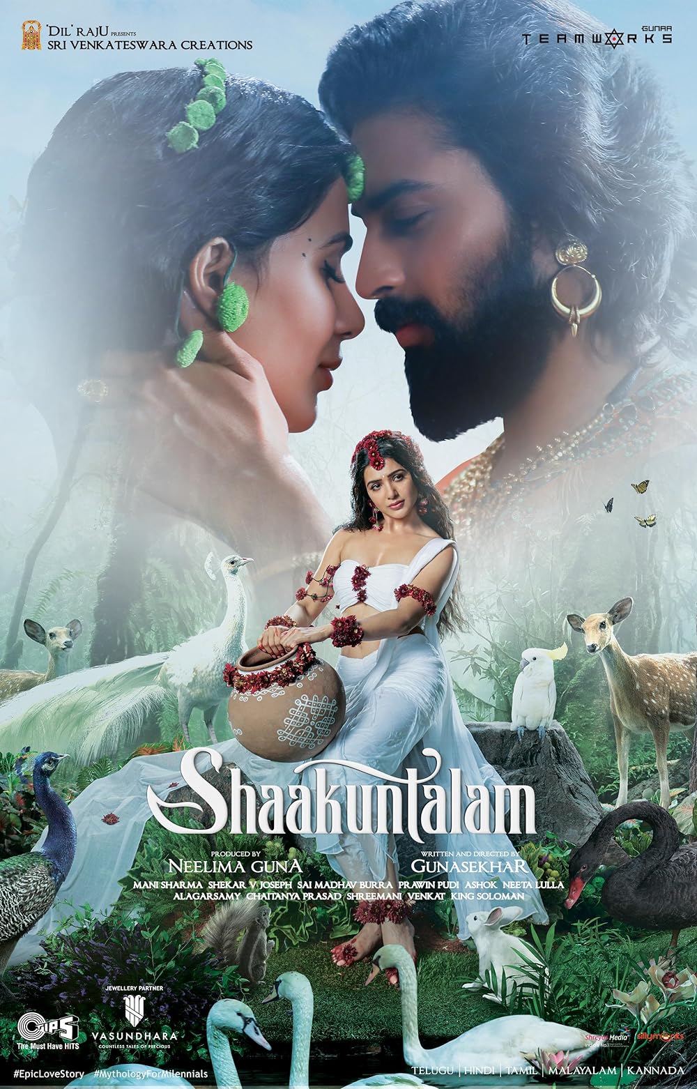 Download Shaakuntalam (2023) Hindi-Multi Audio Dubbed Movie WEB-DL || 480p [700MB] || 720p [1.3GB] || 1080p [2.6GB]