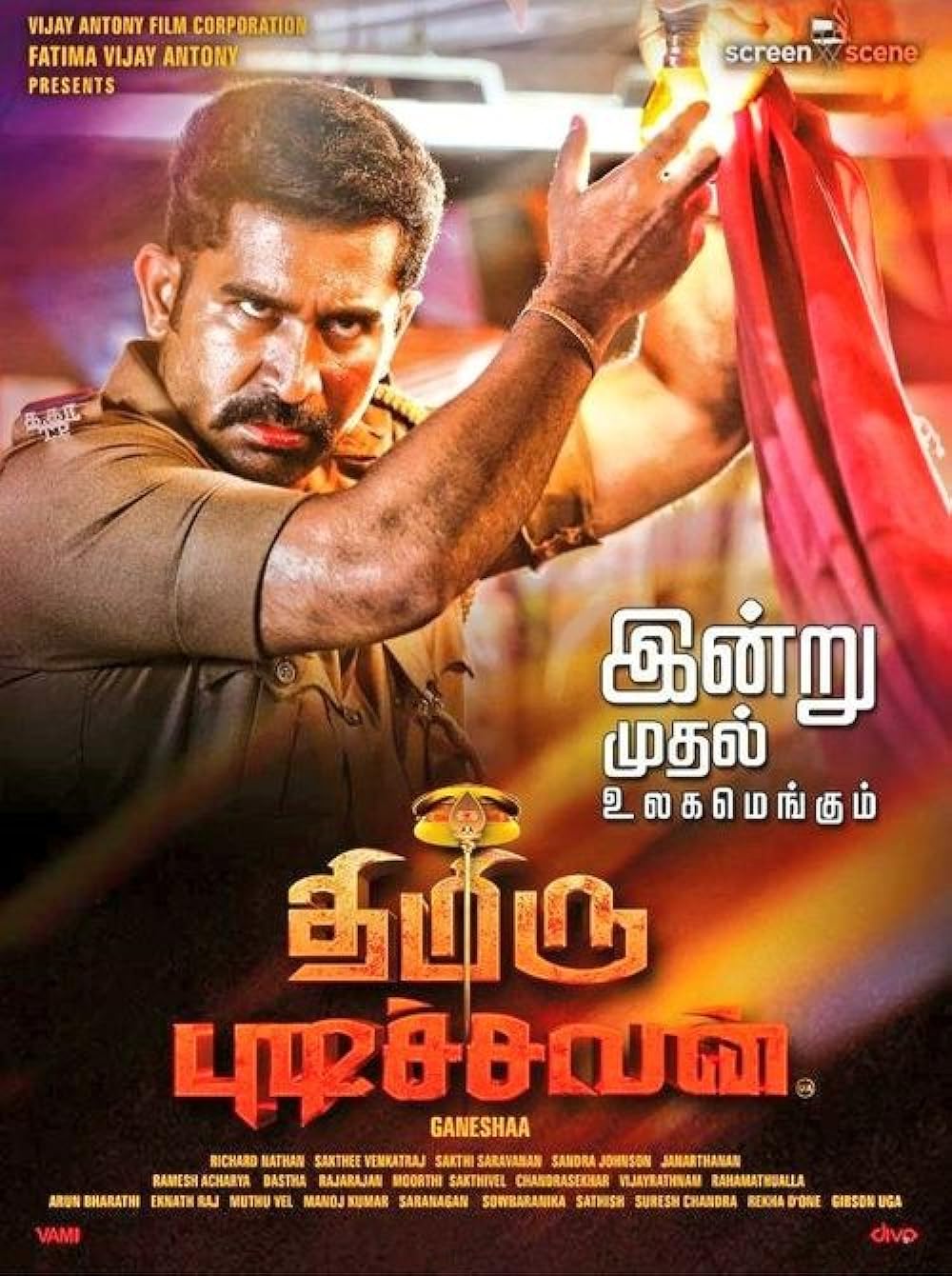 Download Thimiru Pudichavan (Police Power) (2018) Hindi Movie WEB – DL || 480p [500MB] || 720p [1.6GB] || 1080p [3.2GB]