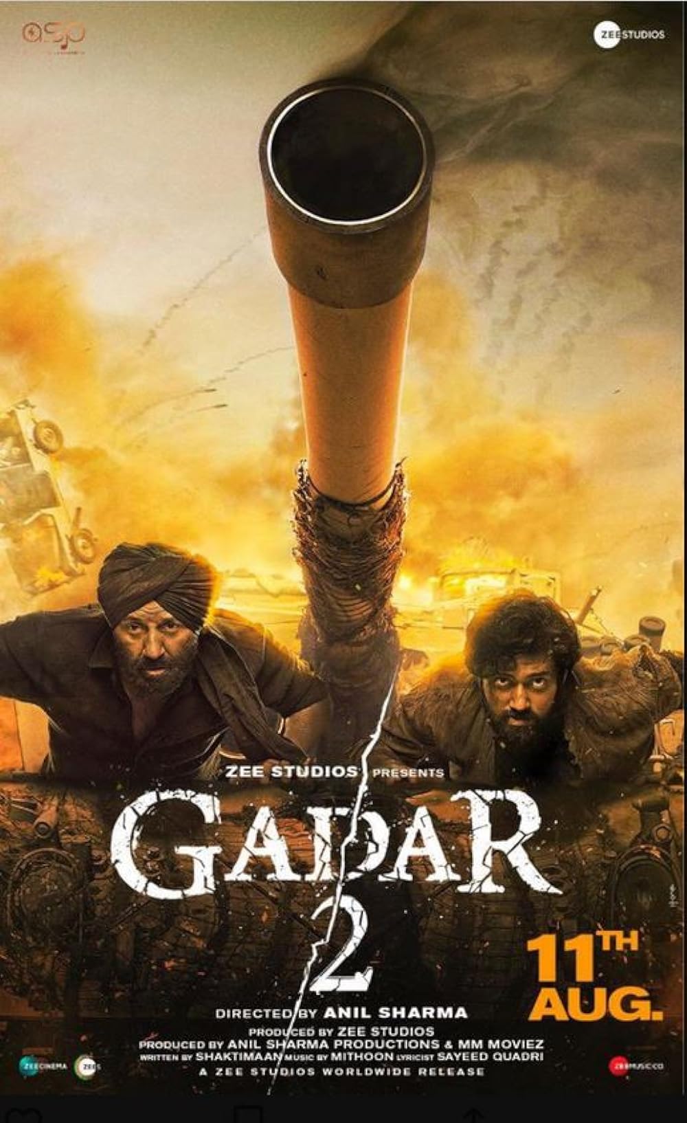 Download Gadar 2 (2023) Hindi Movie WEB-DL || 480p [500MB] || 720p [1.4GB] || 1080p [3.2GB]