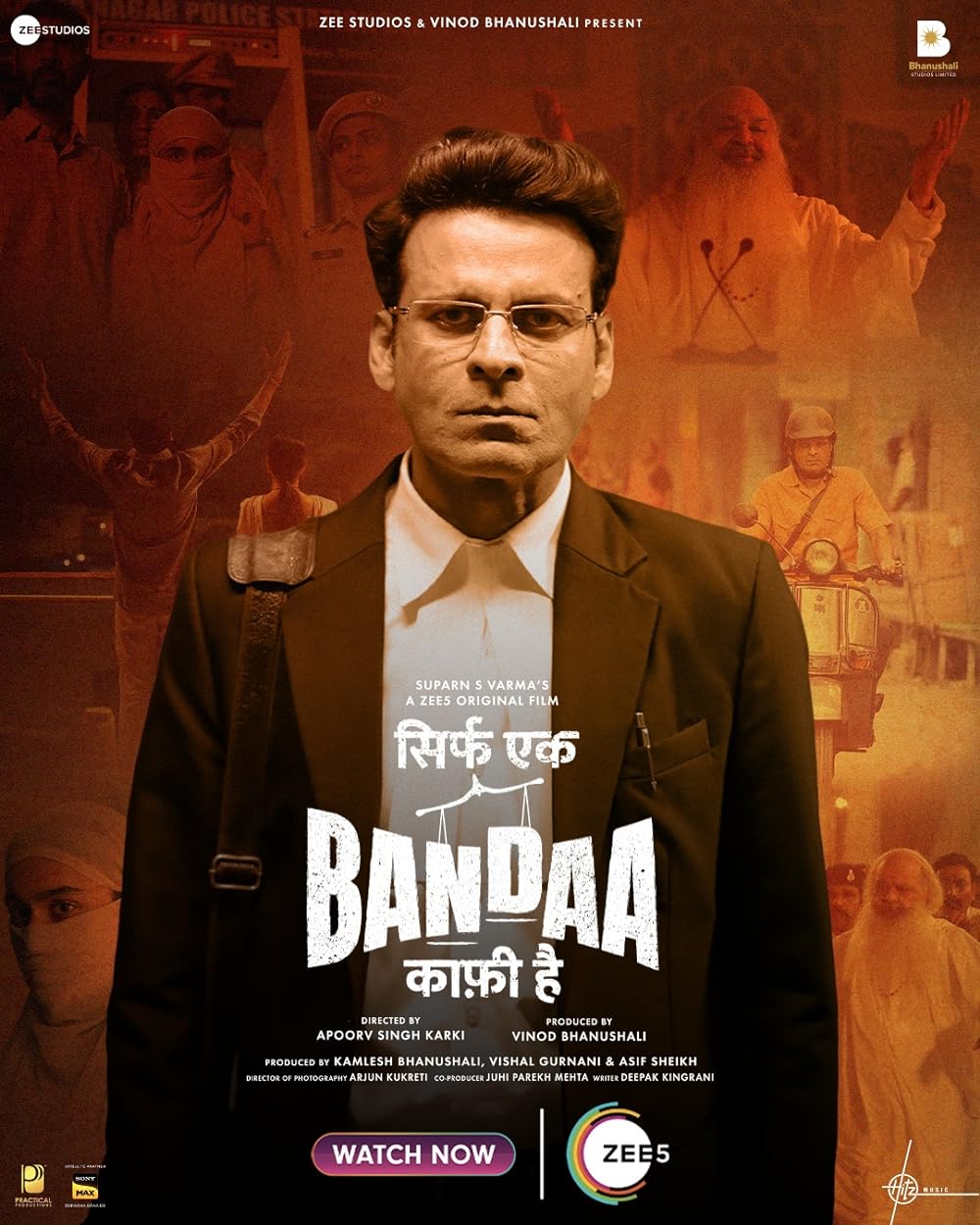 Download Sirf Ek Bandaa Kaafi Hai (2023) Hindi Movie WEB-DL || 480p [400MB] || 720p [1.1GB]  || 1080p [2.4GB]