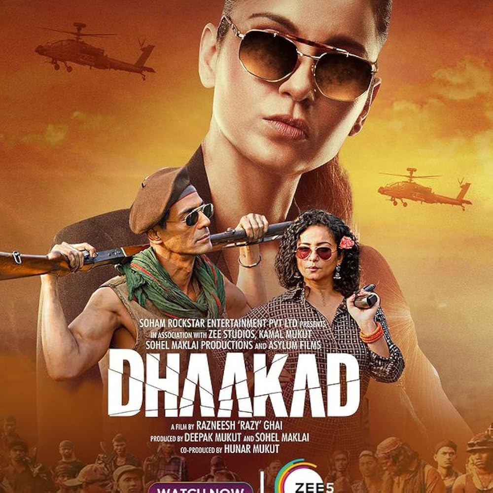 Download Dhaakad (2022) Hindi Movie WEB – DL || 480p [450MB] || 720p [700MB] || 1080p [1.8GB]