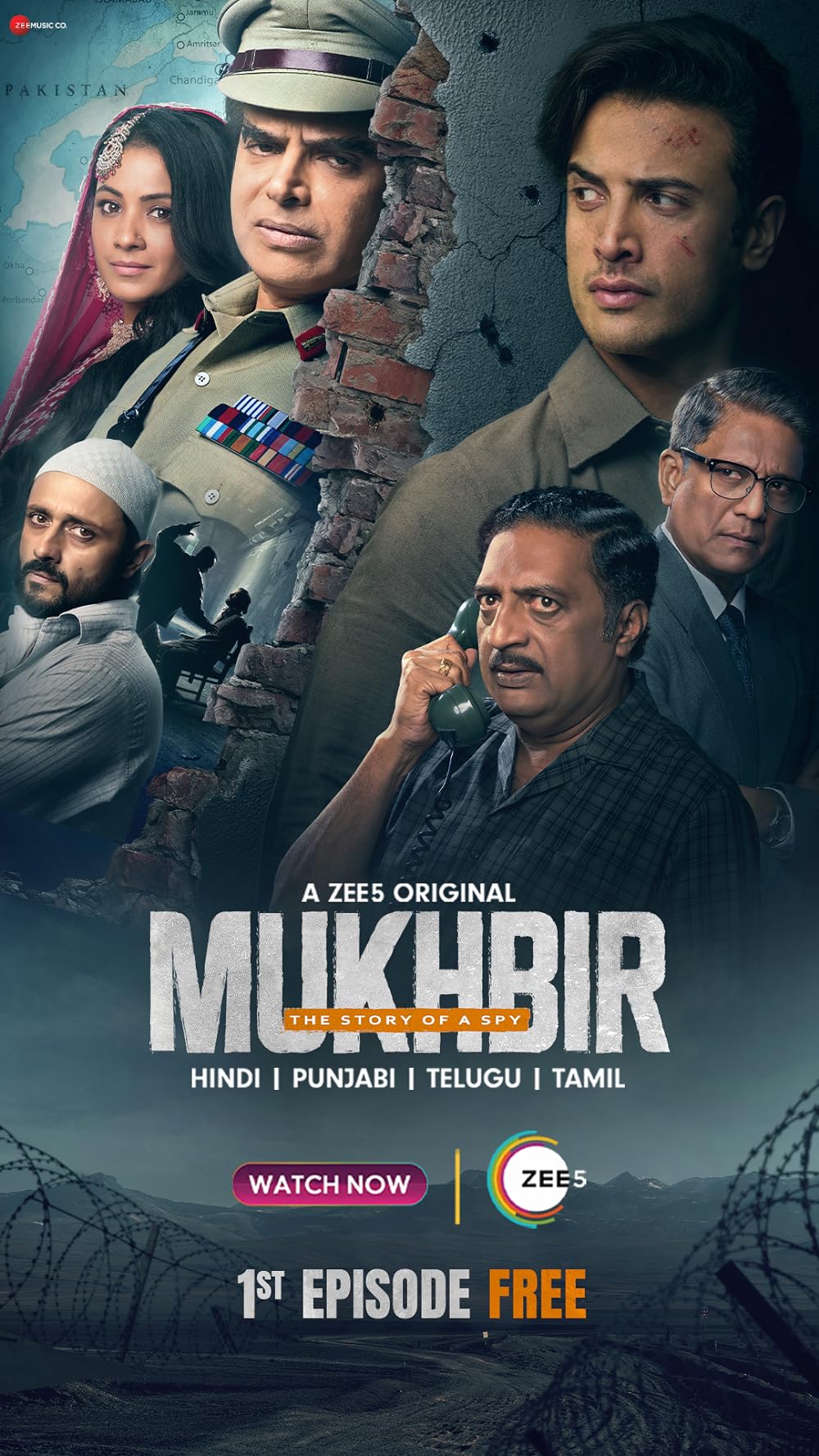 Download Mukhbir – The Story Of A Spy 2022 (Season 1) Hindi {Zee5 Series} WeB-DL || 480p [100MB]  || 720p [350MB] || 1080p [750MB]