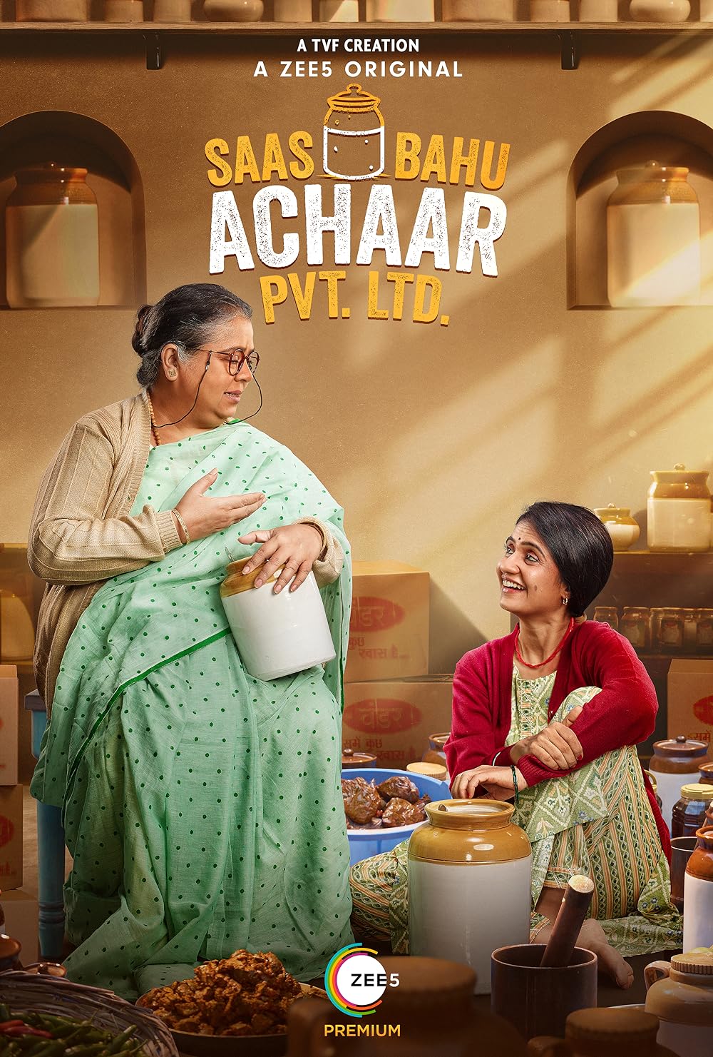 Download Saas Bahu Achaar Pvt. Ltd. 2022 (Season 1) Hindi {Zee5 Series} WeB-DL || 480p [100MB]  || 720p [250MB] || 1080p [500MB]