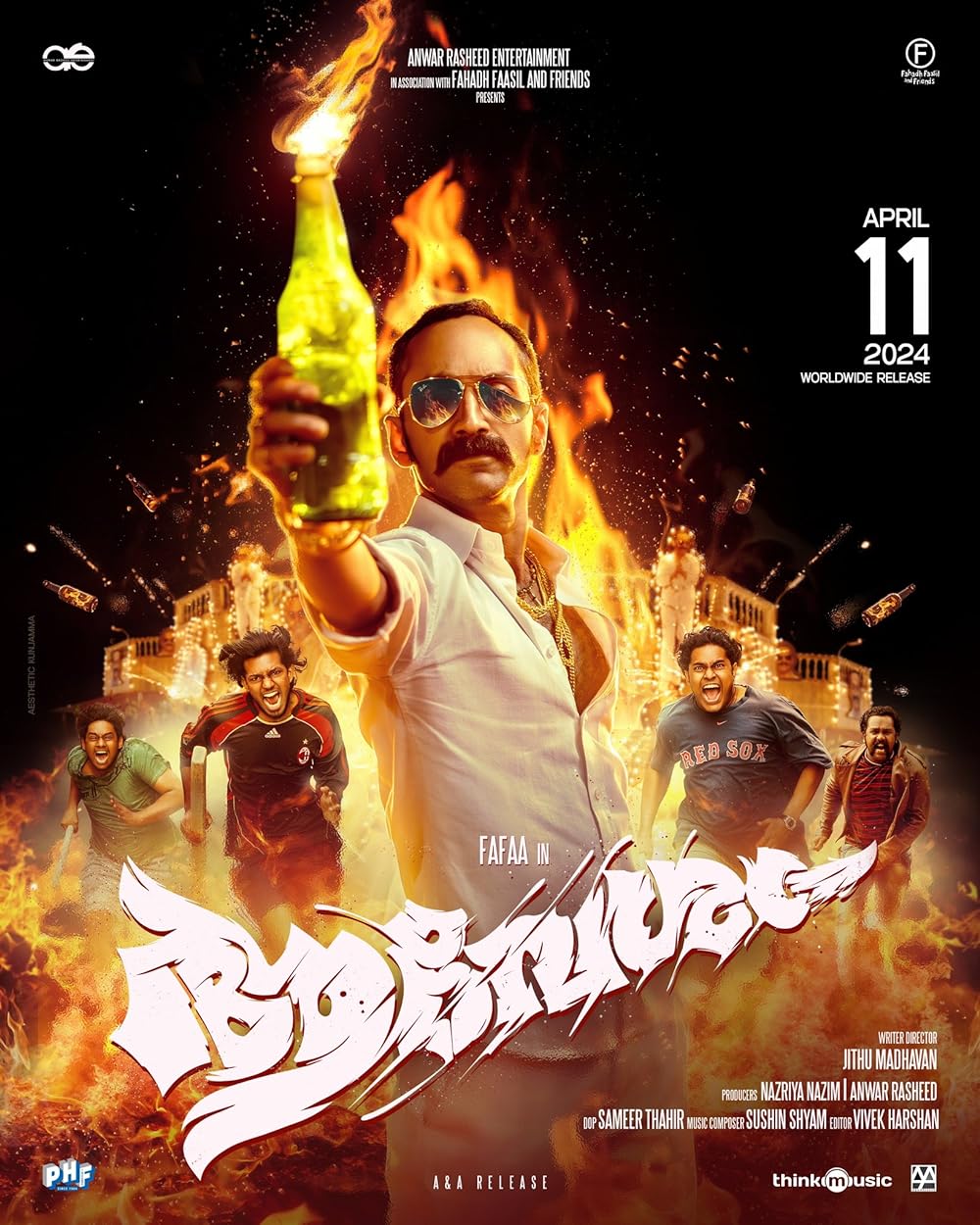 Download Aavesham (2024) Dual Audio (Hindi-Malayalam) Movie WEB-DL || 480p [600MB] || 720p [1.3GB] || 1080p [2.7GB]