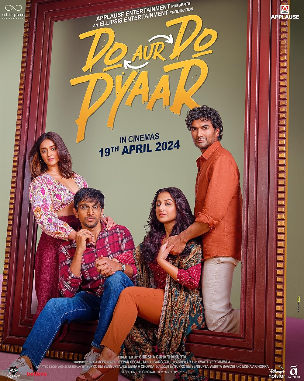 Download Do Aur Do Pyaar (2024) Hindi Movie CAMRiP || 480p [500MB] || 720p [900MB] || 1080p [2.2GB]