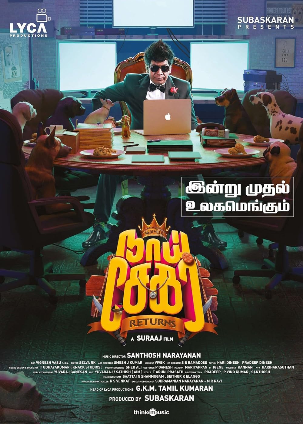 Download Naai Sekar Returns (2022) Hindi-Tamil Movie WEB-DL 720p [1GB]