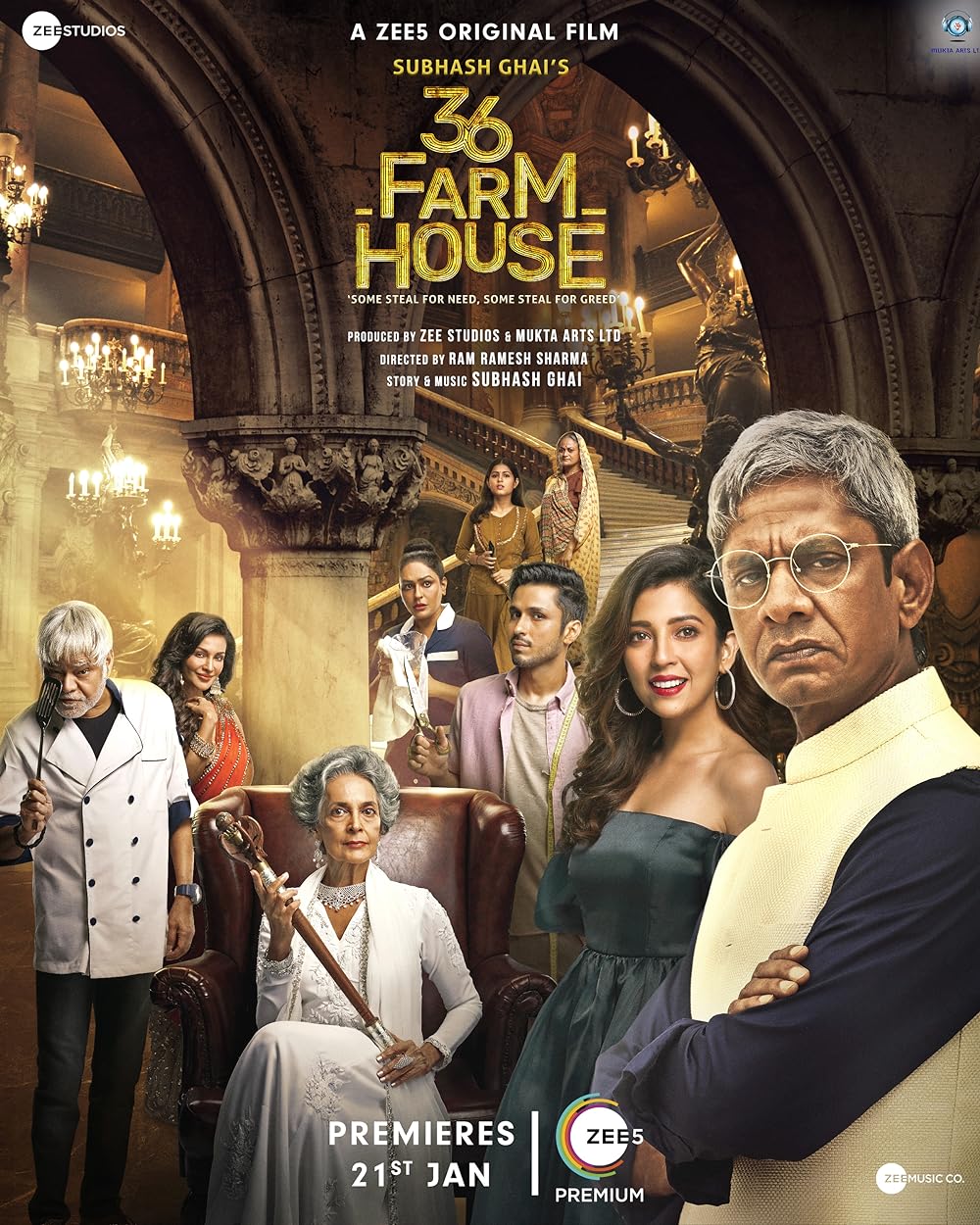 Download 36 Farmhouse (2022) Hindi Zee5 Movie WEB – DL || 480p [400MB] || 720p [1.1GB] || 1080p [2.6GB]
