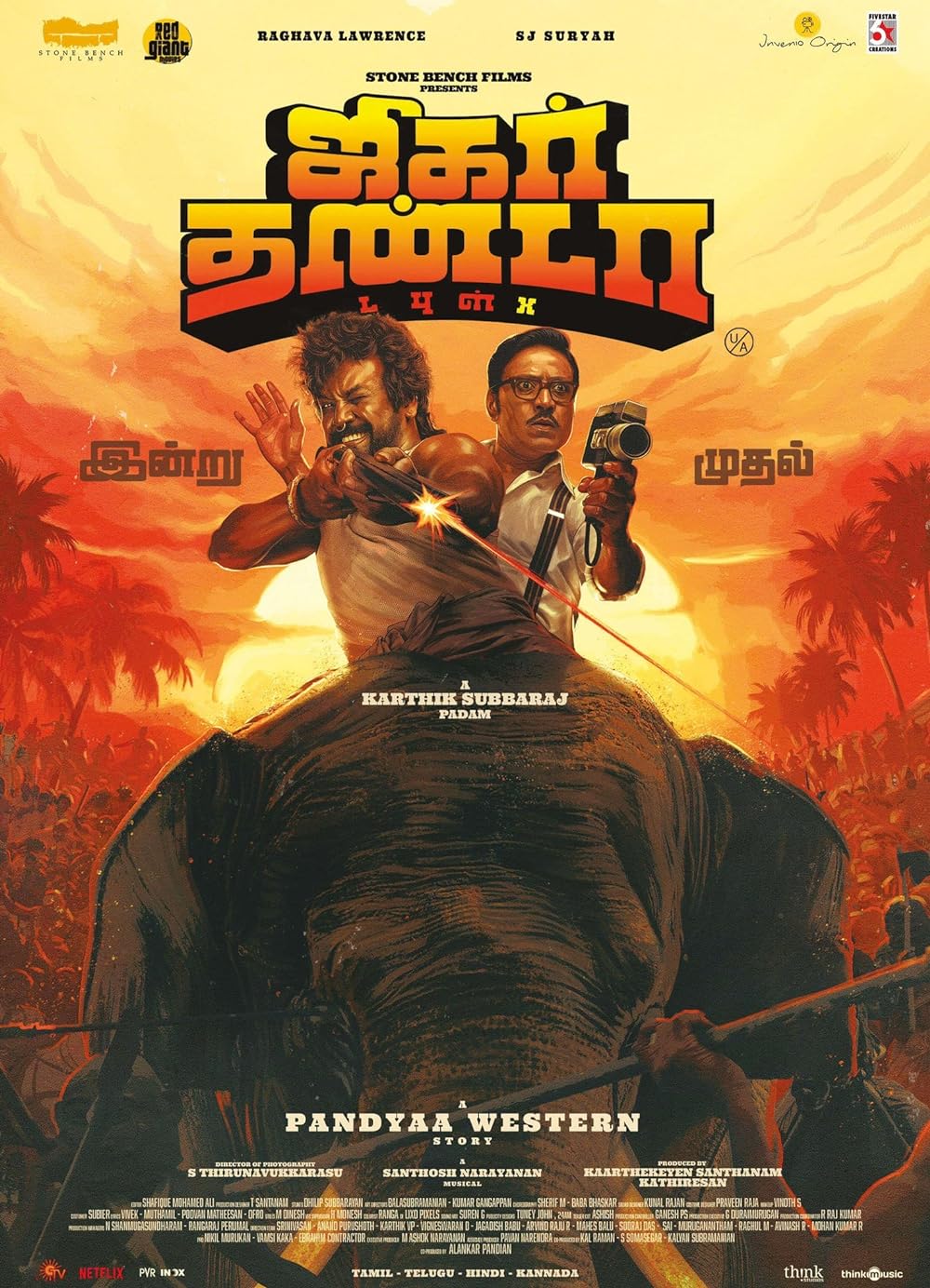 Download Jigarthanda Double X (2023) (Hindi-Tamil) Movie WEB-DL || 480p [500MB] || 720p [1.4GB] || 1080p [3.3GB]