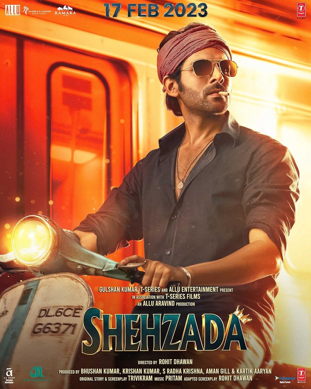 Download Shehzada (2023) Hindi Movie WEB-DL || 480p [400MB] || 720p [1.1GB]  || 1080p [2.7GB]