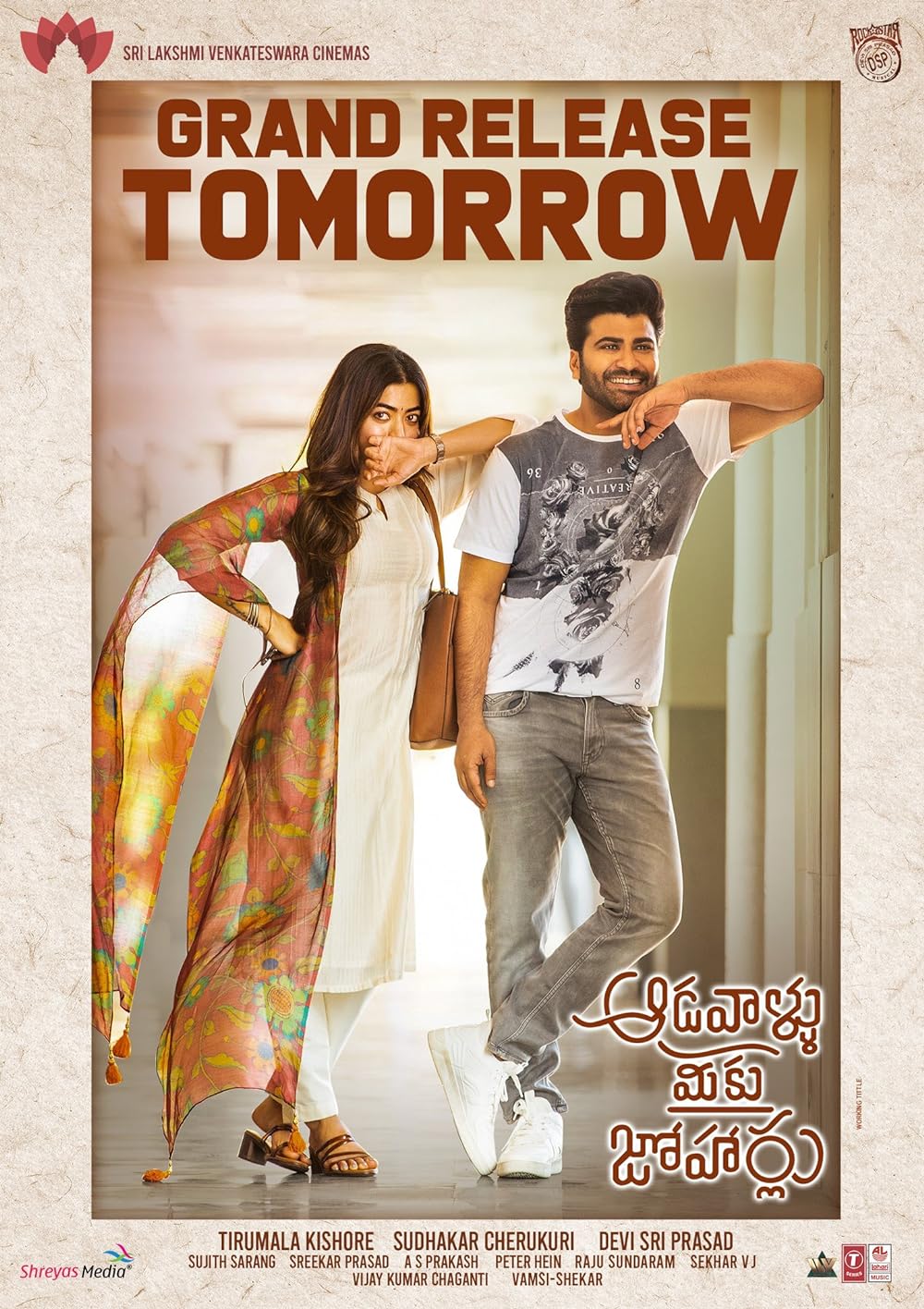 Download Aadavaallu Meeku Johaarlu (2022) Hindi Dubbed Movie WEB – DL || 480p [450MB] || 720p [1.2GB] || 1080p [2.6GB]