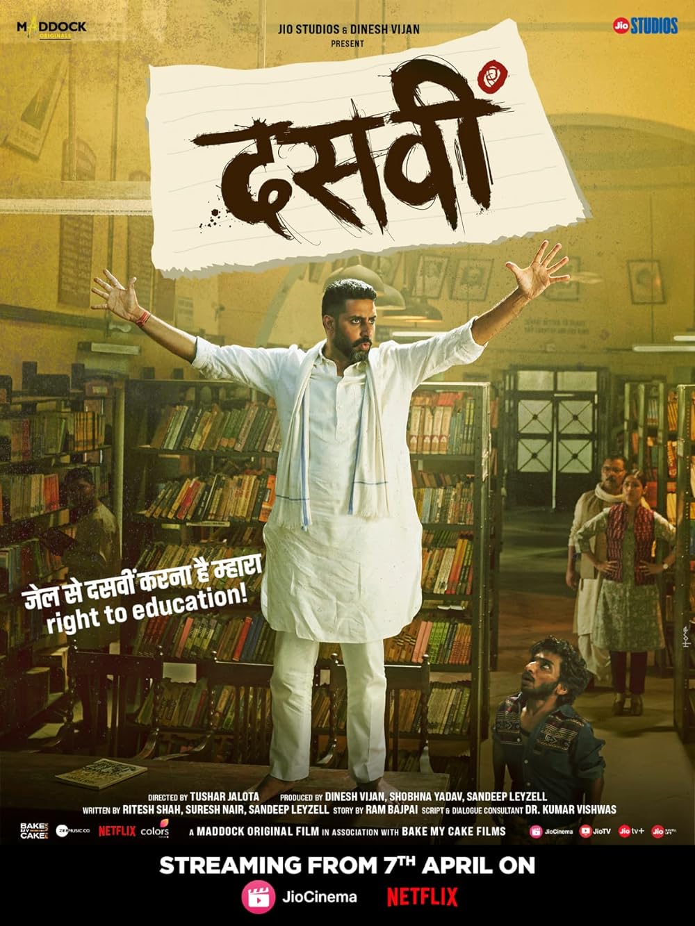 Download Dasvi (2022) Hindi Movie Web – DL || 480p [400MB] || 720p [1GB] || 1080p [3.6GB]