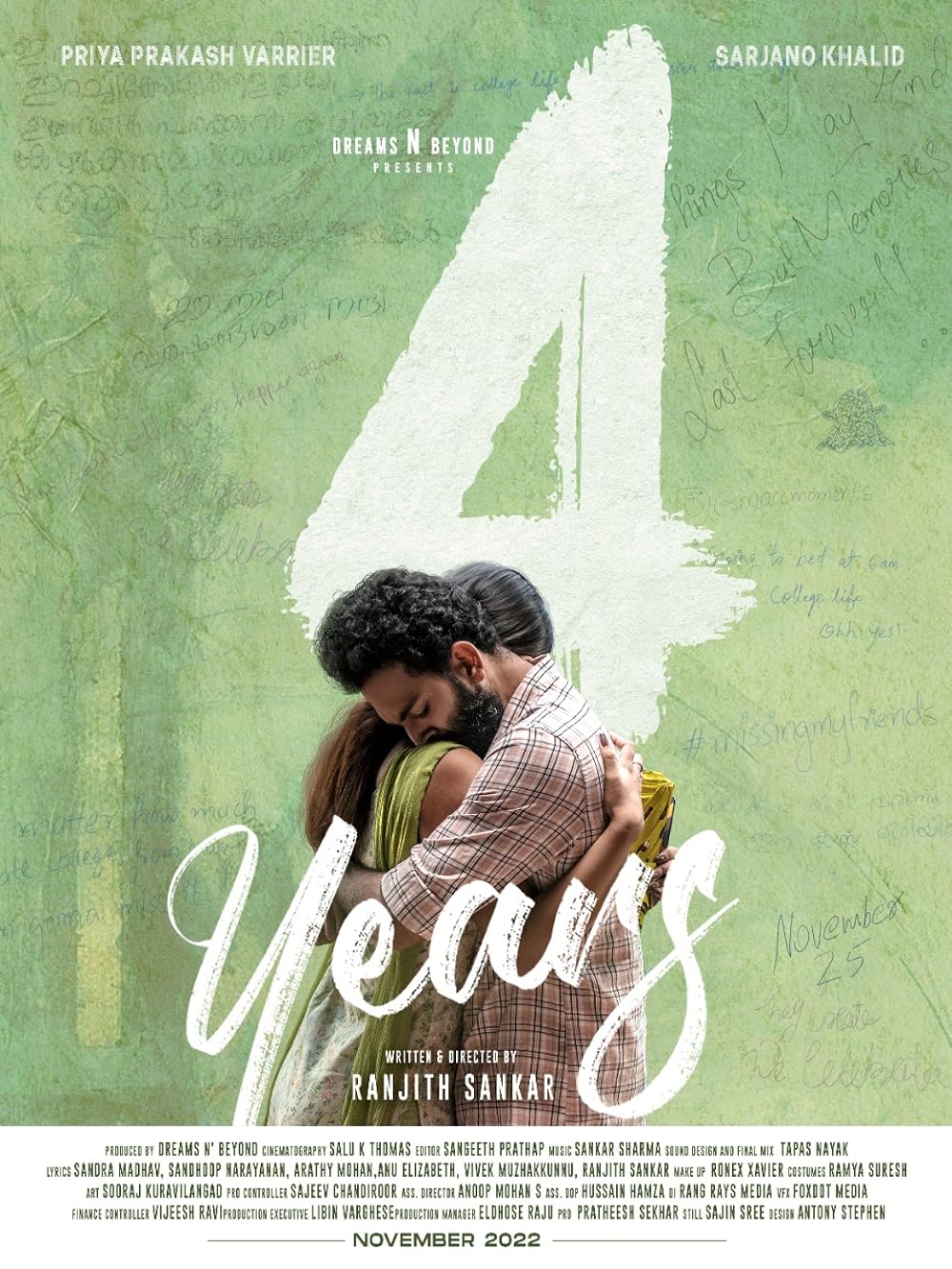 Download 4 Years (2022) Hindi Movie WEB-DL 720p [1GB]