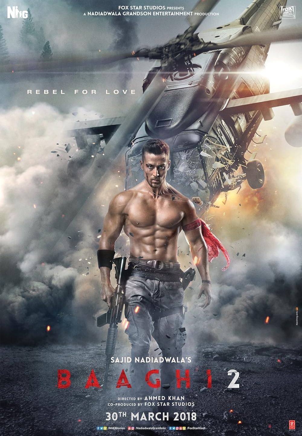 Download Baaghi 2 (2018) Hindi Movie Bluray 480p [470MB] || || 720p [1.2GB] || 1080p [2.5GB]