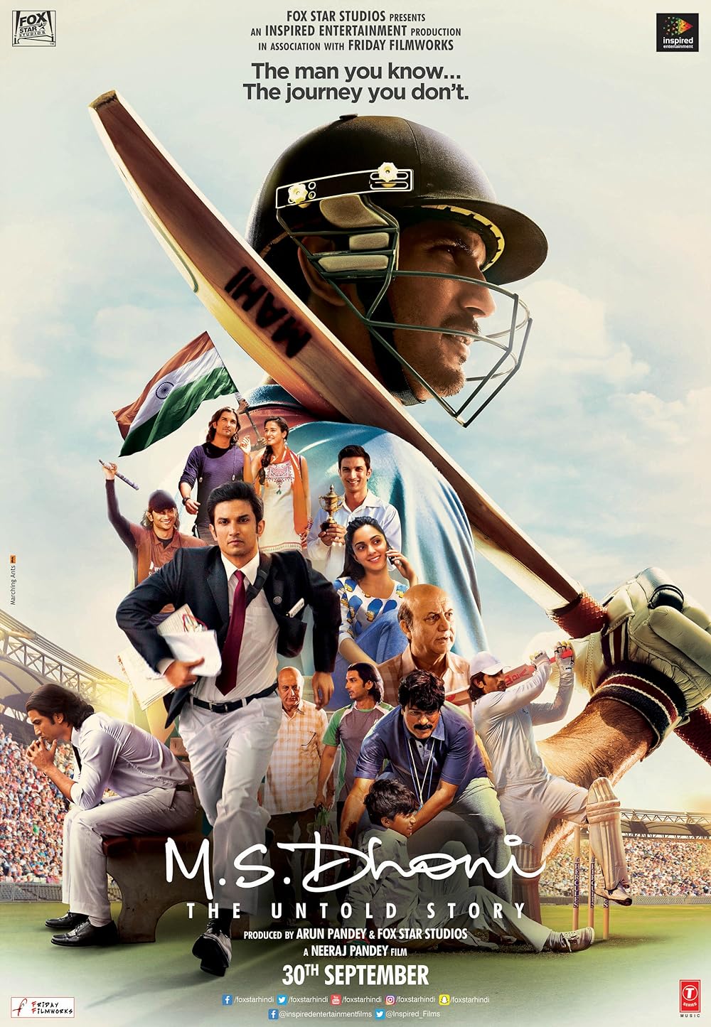 Download M.S. Dhoni: The Untold Story (2016) Hindi Movie Bluray || 720p [1.3GB] || 1080p [2.9GB]