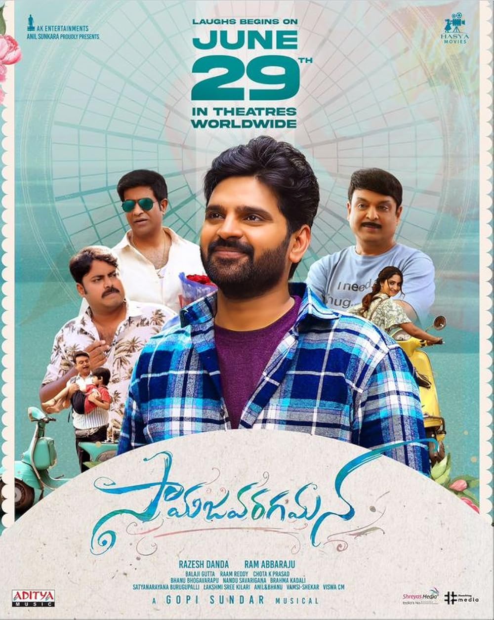 Download Samajavaragamana (2023) (Hindi{Studio-DUB OST}-Telugu) Movie WEB-DL || 480p [500MB] || 720p [1.1GB] || 1080p [2.3GB]